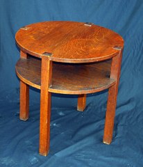 Vintage L & J G Stickley Onondaga Tea Table in original condition